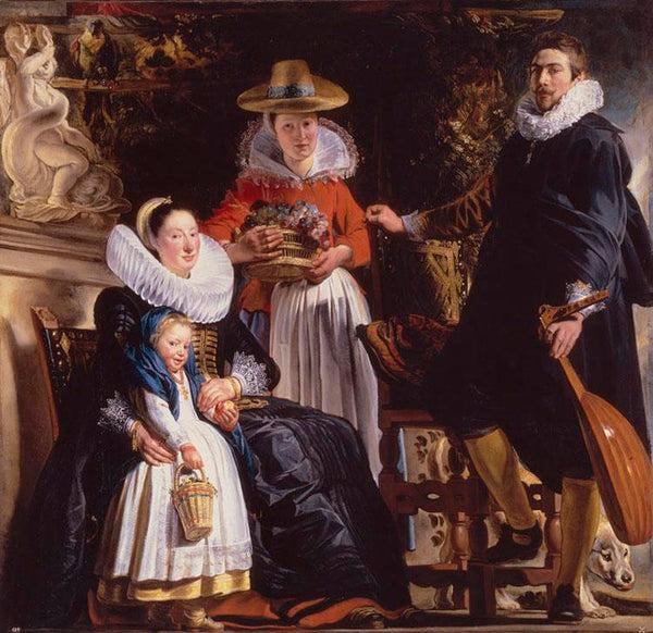 steve art gallery The Family of the Arist Jacob Jordaens 50x50cm