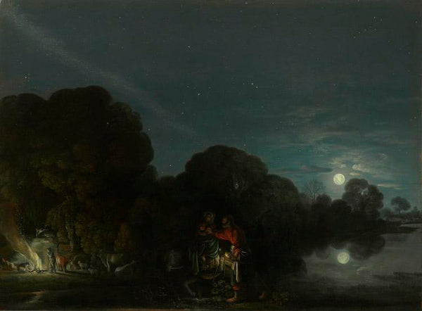 steve art gallery The Flight to Egypt ELSHEIMER Adam 41x31cm