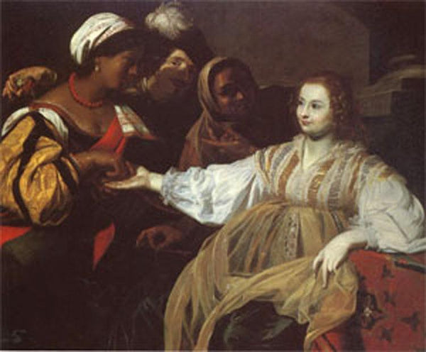steve art gallery The Fortune Teller Nicolas Regnier 60x50cm