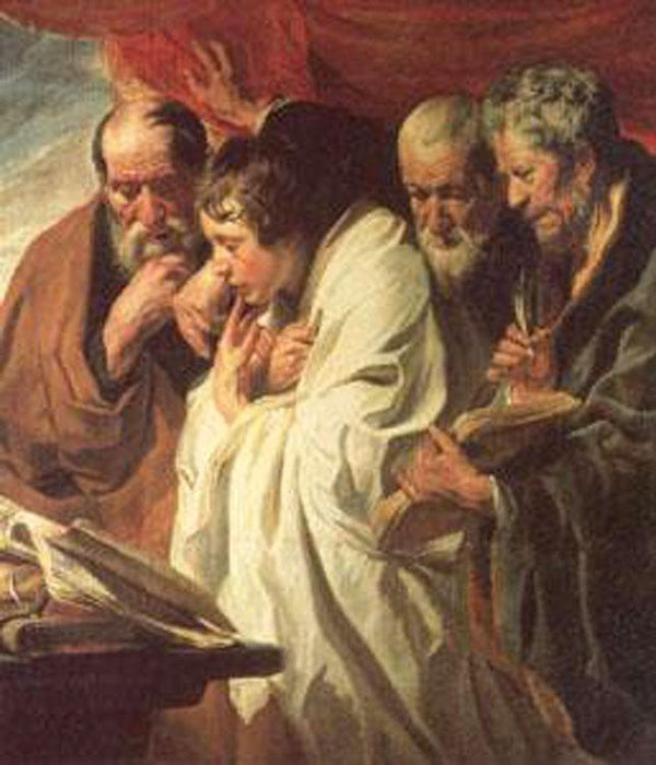 steve art gallery The Four Evangelists JORDAENS Jacob 60x50cm