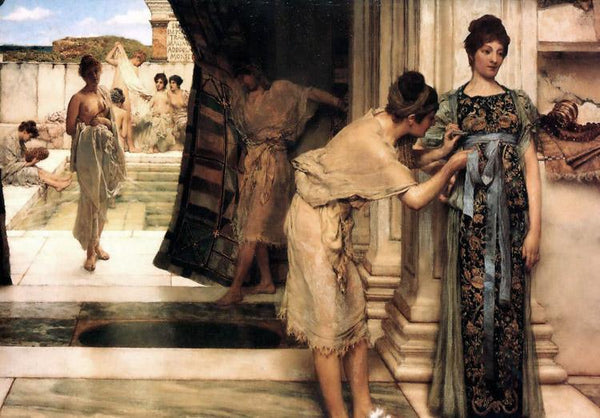 steve art gallery The Frigidarium Alma-Tadema Sir Lawrence 45.1x59.7cm