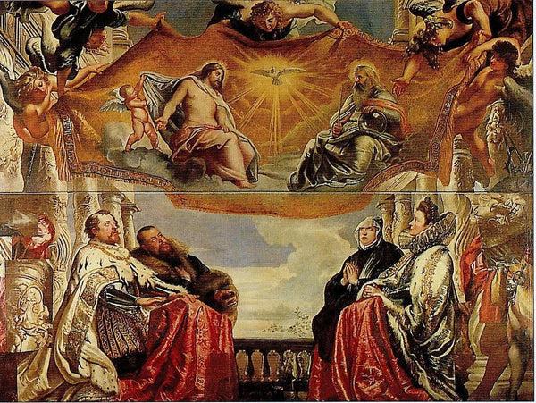 steve art gallery The Gonzaga Family Adoring the Trinity Peter Paul Rubens 60x50 cm