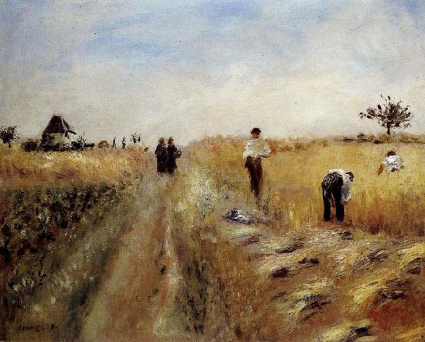 steve art gallery The Harvesters Pierre Renoir 60x74cm