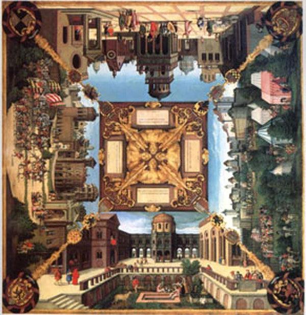 steve art gallery The History of David BEHAM Hans Sebald 50x50cm