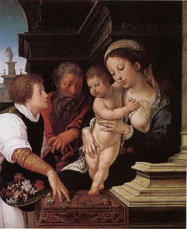 steve art gallery The Holy Family Barend van Orley 60x50cm