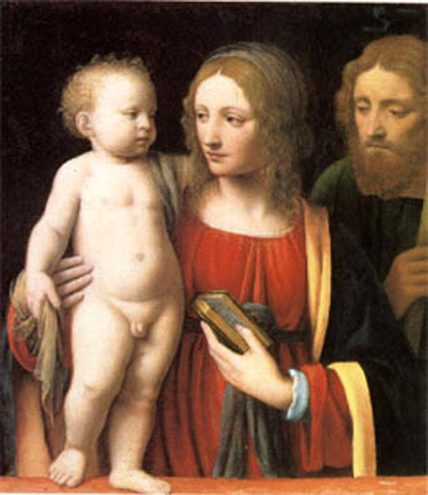 steve art gallery The Holy Family Bernardino Luini 60x50 cm
