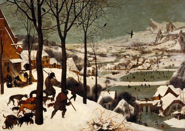 steve art gallery The Hunters in the Snwo BRUEGEL Pieter the Elder 50x40cm