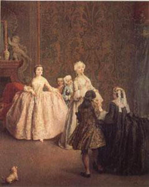 steve art gallery The Introduction Pietro Longhi 65x50cm