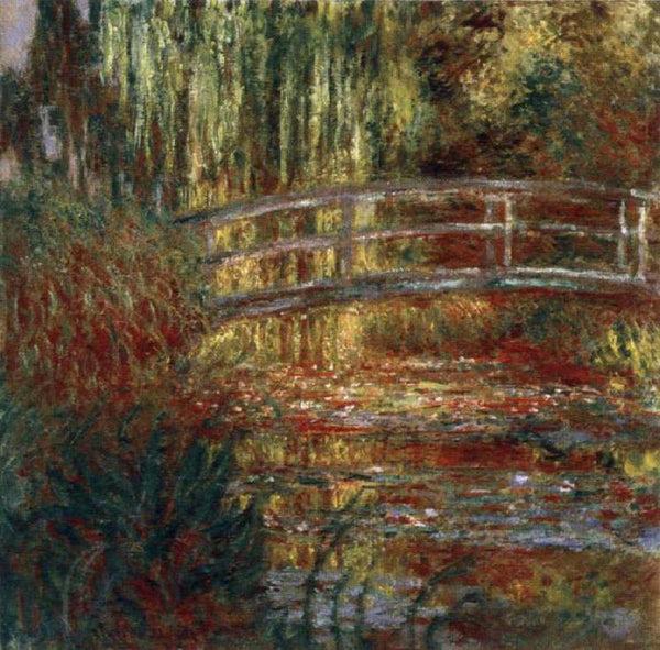steve art gallery The Japanese Bridge Claude Monet 50x50cm