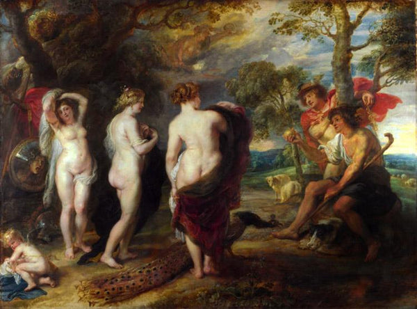 steve art gallery The Judgment of Paris Peter Paul Rubens 50x40cm
