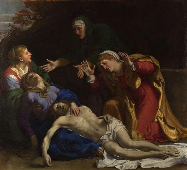 steve art gallery The Lamentation of Christ Annibale Carracci 50x50cm