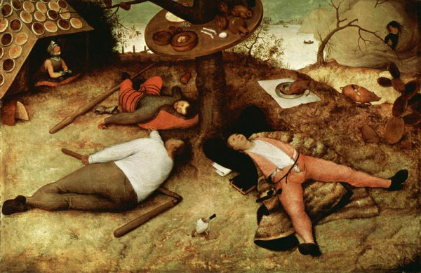 steve art gallery The Land of Cockaigne BRUEGEL Pieter the Elder 52x78cm