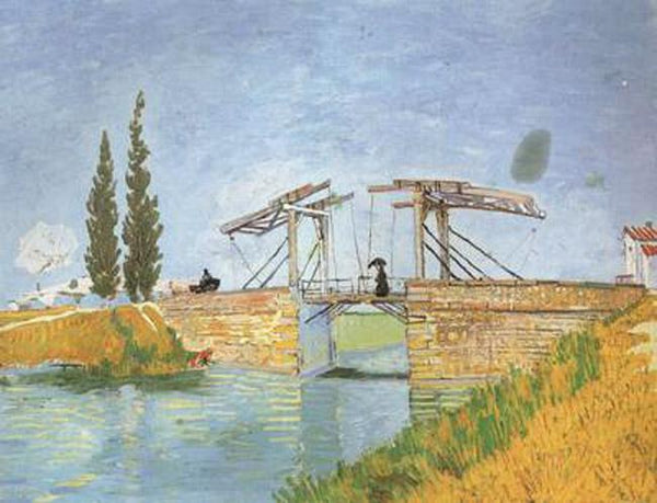steve art gallery The Langlois Bridge at Arles Vincent Van Gogh 49.5x64cm