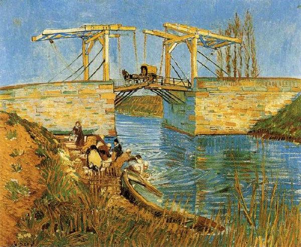 steve art gallery The Langlois Bridge at Arles Vincent Van Gogh 54x65cm