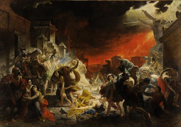 steve art gallery The Last Day of Pompeii Karl Pavlovic Brullow 60x40cm