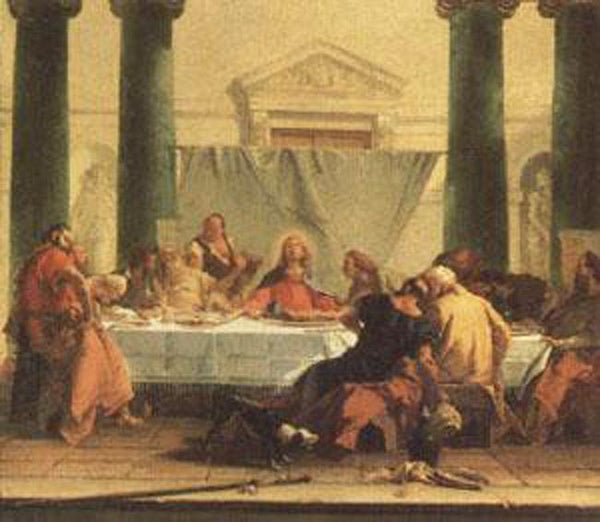 steve art gallery The Last Supper Giovanni Battista Tiepolo 60x50cm