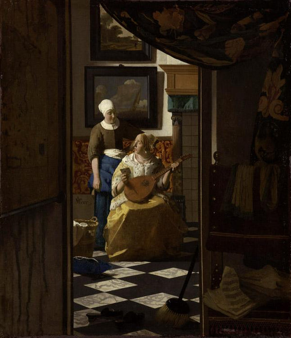 steve art gallery The Love Letter kgu Johannes Vermeer 44x38.5cm