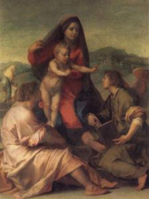 steve art gallery The Madonna of the Stair Andrea del Sarto 50x40cm