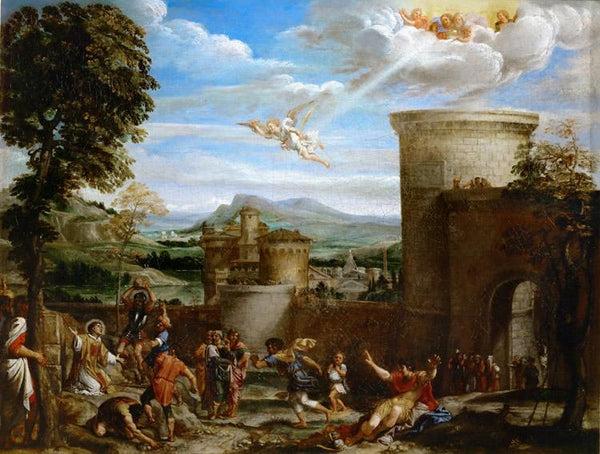 steve art gallery The Martyrdom of St Stephen Annibale Carracci 51x68cm