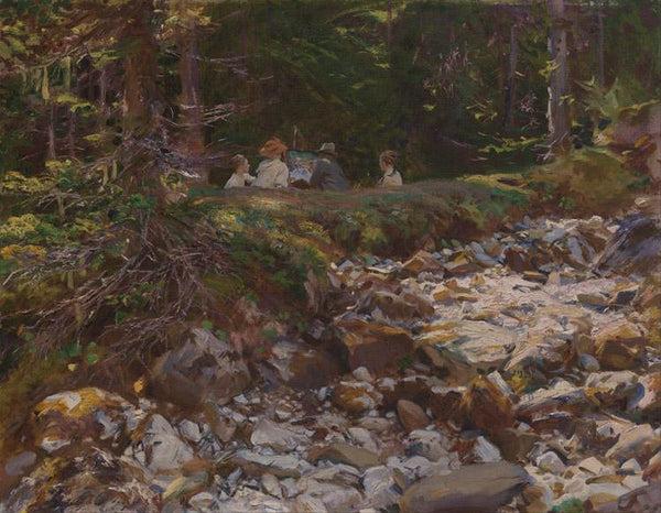 steve art gallery The Master and His Pupils John Singer Sargent 55.9x71cm