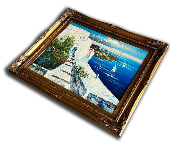 steve art gallery The mediterranean hand-painted oil painting 54x64 cm or 21x25 ins