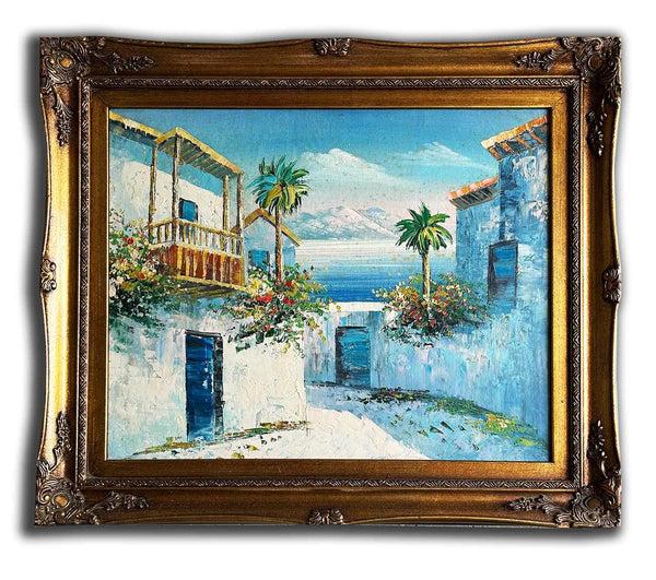 steve art gallery The mediterranean hand-painted oil painting 54x64 cm or 21x25 ins