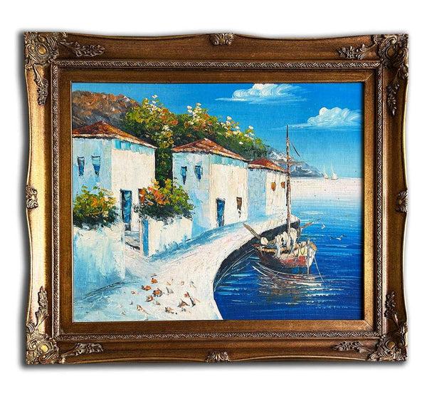 steve art gallery The mediterranean hand-painted oil painting 54x64 cm or 21x25 ins