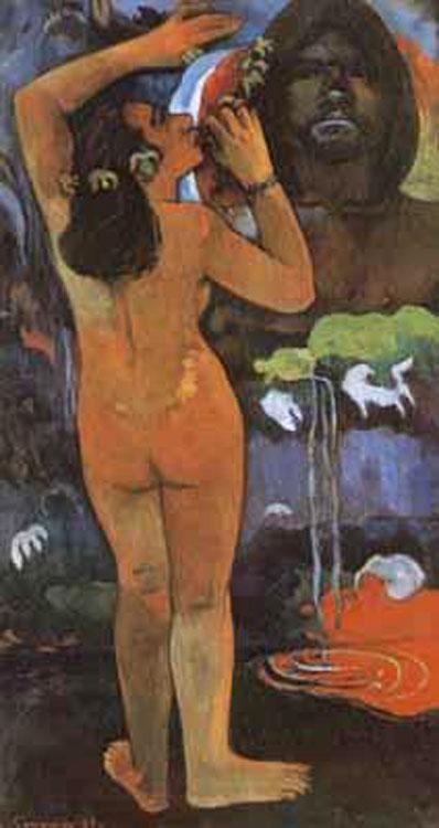 steve art gallery The moon and the earth Paul Gauguin 80x40cm