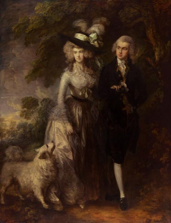 steve art gallery The Morning Walk Thomas Gainsborough 50x40cm