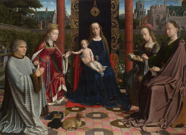 steve art gallery The Mystic Marriage of St Catherine Gerard David 60x40cm