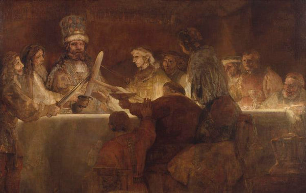 steve art gallery The oath of the Batavians REMBRANDT Harmenszoon van Rijn 60x40cm