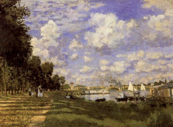 steve art gallery The Petit Bras of the Seine at Argenteuil Claude Monet 52.6x71.8cm