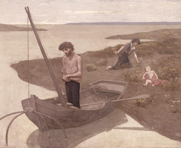 steve art gallery The Poor Fisherman Pierre Puvis de Chavannes 50x40cm