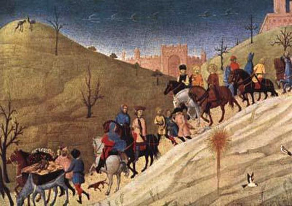 steve art gallery The Procession of the Magi SASSETTA 21.3x29cm