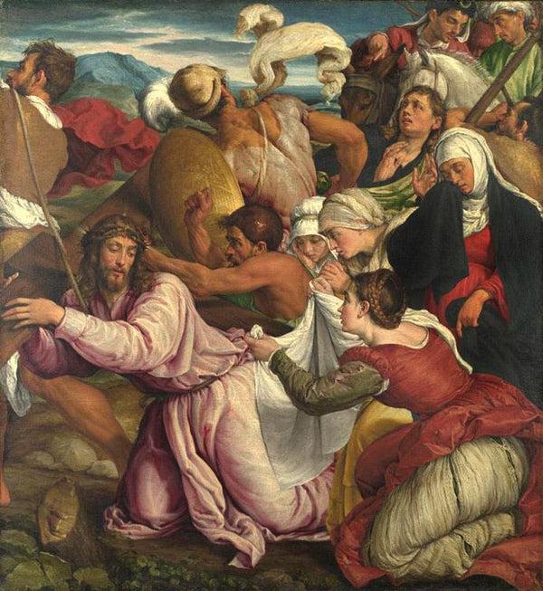 steve art gallery The Procession to Calvary Jacopo Bassano 50x50cm