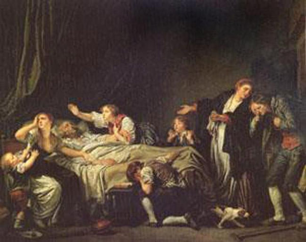 steve art gallery The Punishment of Filial Ingratitude Jean Baptiste Greuze 50x40cm