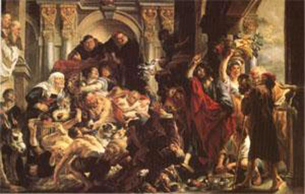 steve art gallery The Purification of the Temple JORDAENS Jacob 60x40cm