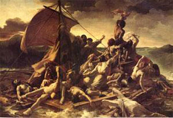 steve art gallery The Raft of the Medusa Theodore Gericault 60x40cm