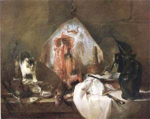 steve art gallery The Ray Jean Baptiste Simeon Chardin 50x40cm