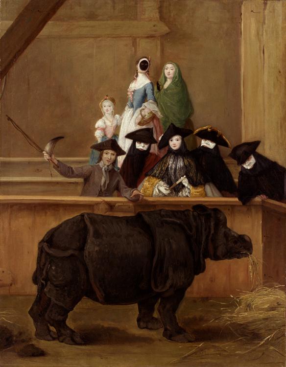 steve art gallery The Rhinoceros LONGHI Pietro 62x50cm