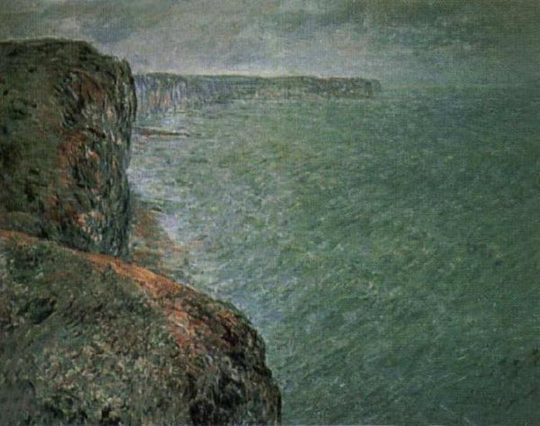 steve art gallery The Sea Seen from the Cliffs Claude Monet 50x40cm