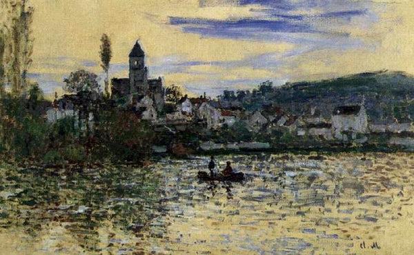 steve art gallery The Seine at Vetheuil Claude Monet 60x40cm