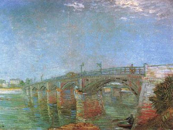 steve art gallery The Seine Bridge at Asnieres Vincent Van Gogh 53x73cm
