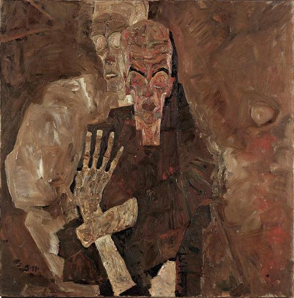 steve art gallery The Self-Seers II Egon Schiele 80.3x80cm