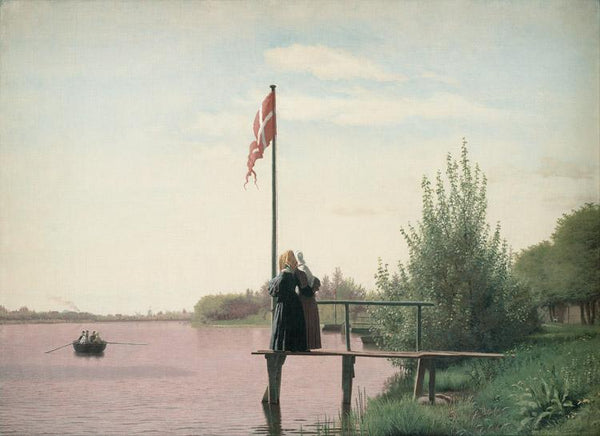 steve art gallery The Shore at Dosseringen Christen Kobke 53x71.5cm