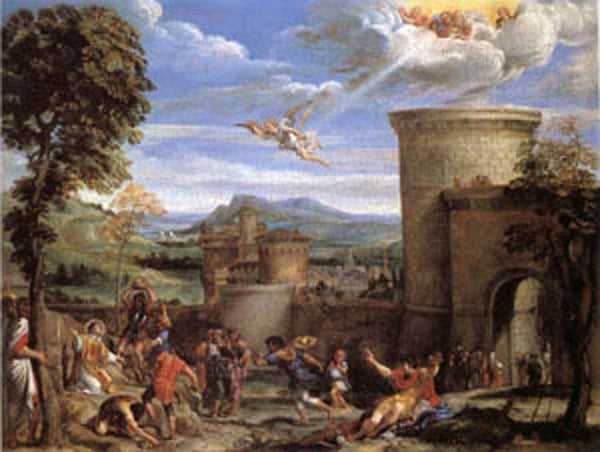 steve art gallery The Stoning of ST.Stephen Annibale Carracci 50x40cm
