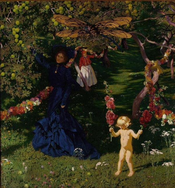 steve art gallery The Strange Garden Mehoffer Jozef 50x50cm