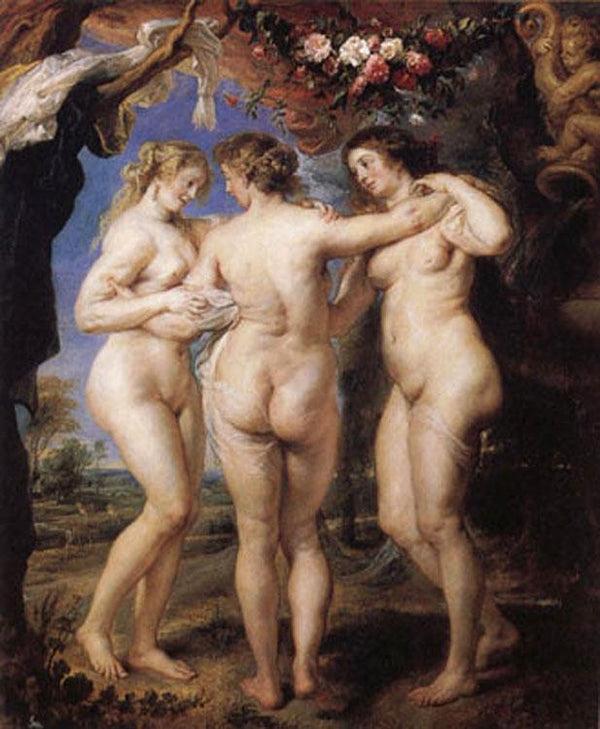 steve art gallery The Tbree Graces Peter Paul Rubens 60x50cm