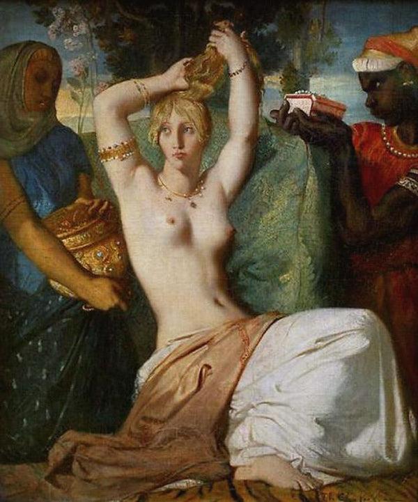 steve art gallery The Toilet of Esther Theodore Chasseriau 46x36cm