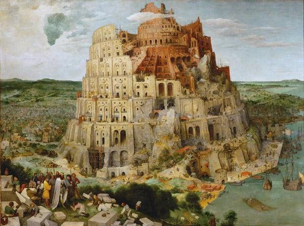 steve art gallery The Tower of Babel BRUEGEL Pieter the Elder 50x40cm